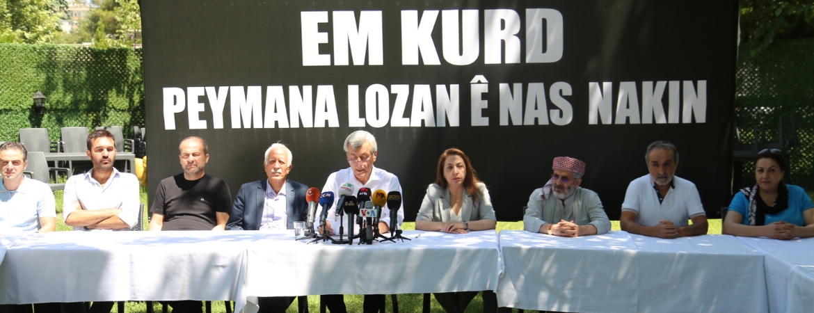 Kürtlerin, kaderini tayin etme hakkını tanıyın, Lozan’ı aşma mücadelesine destek verin!
