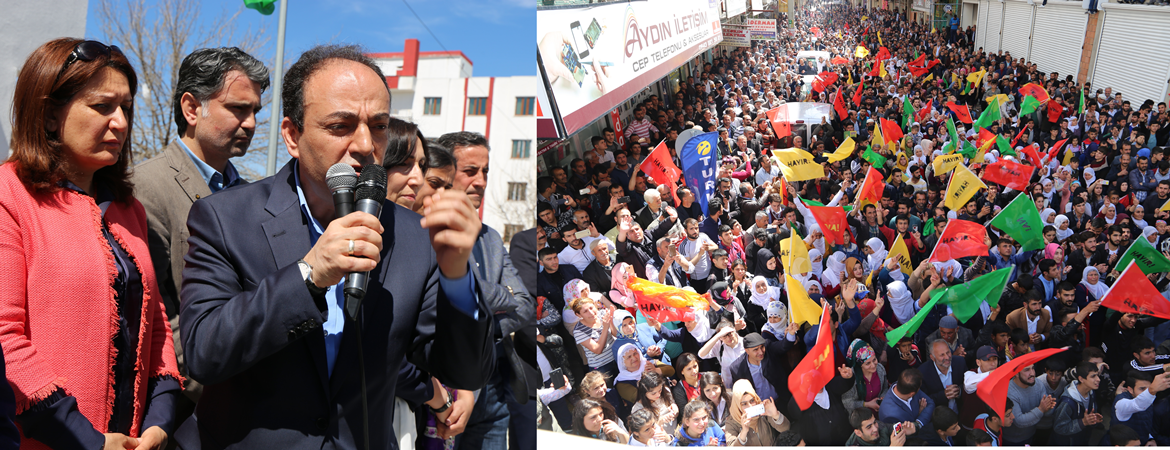 Bismil’in HAYIR’ı sokaklara sığmadı