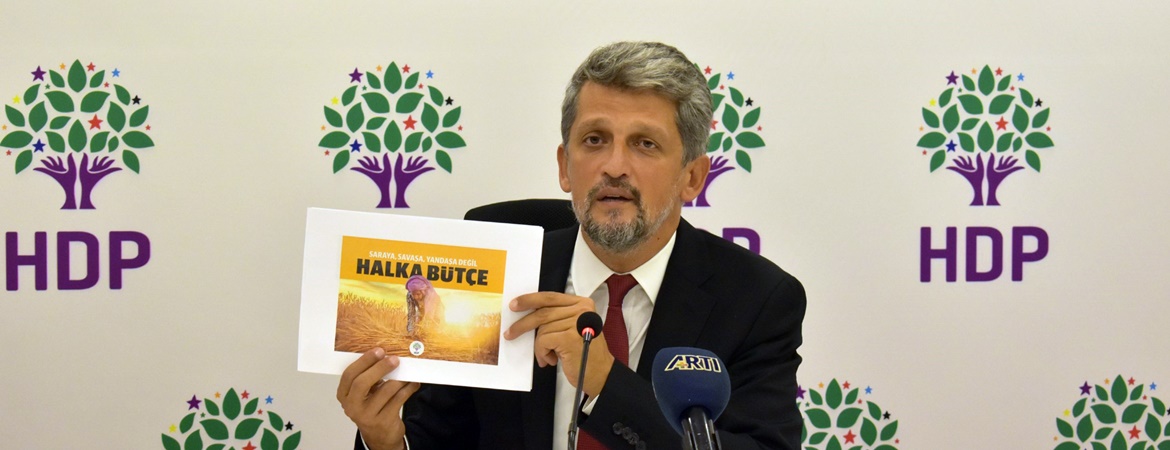 Saraya, savaşa, yandaşa değil, halka bütçe!
