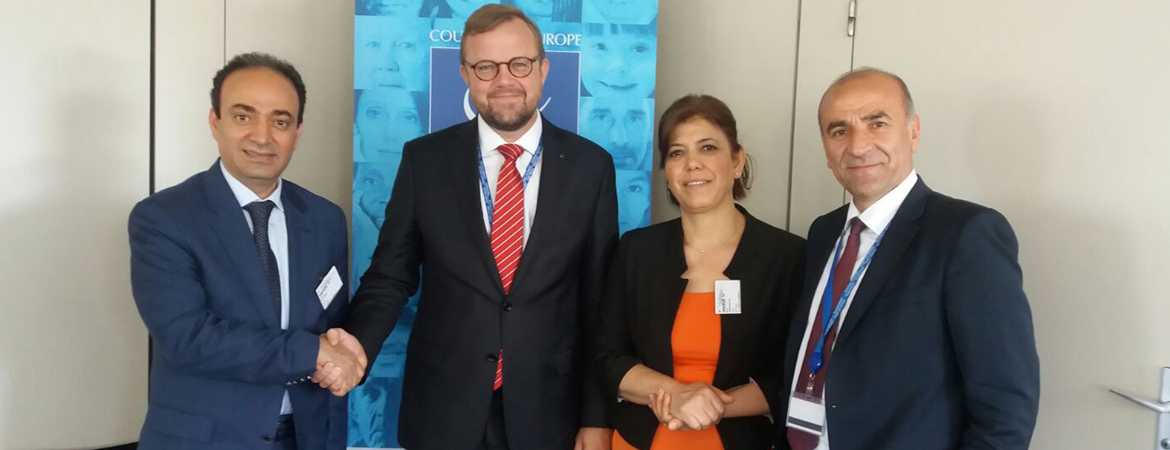  Heyetimizin Strazburg'da devam eden temasları