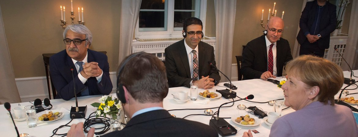 Meeting with Chancellor Merkel