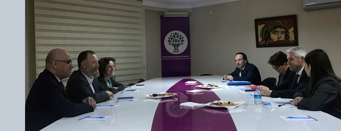 Our Co-Chair Sezai Temelli met with Thorbjørn Jagland