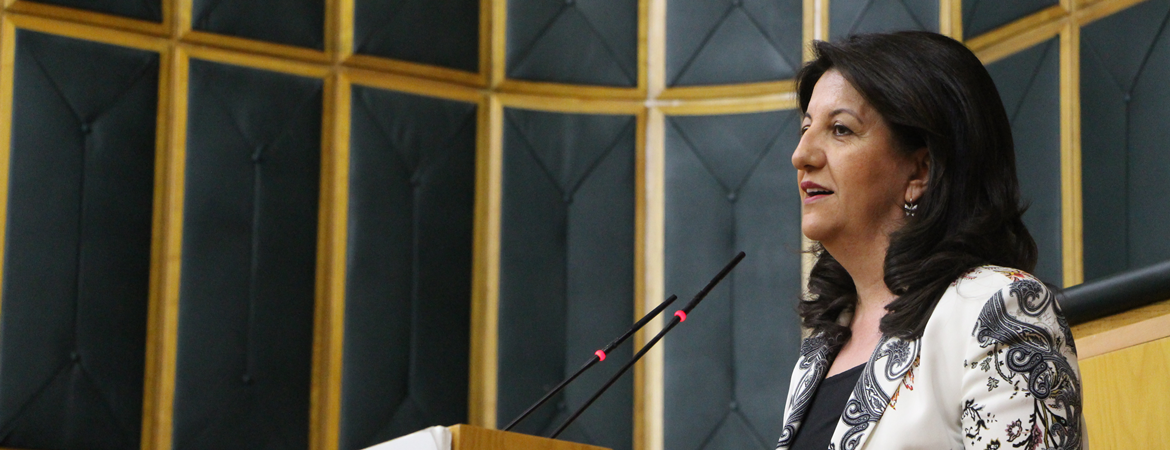 Pervin Buldan: Sana ne başkanlık ne de 400 milletvekili