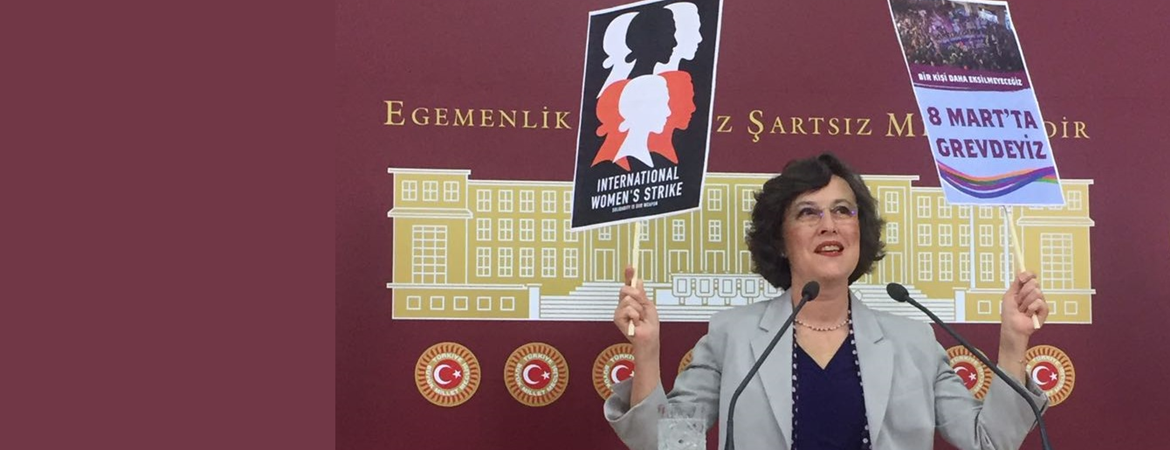 Female HDP Deputies are on strike for solidarity with international women's strike