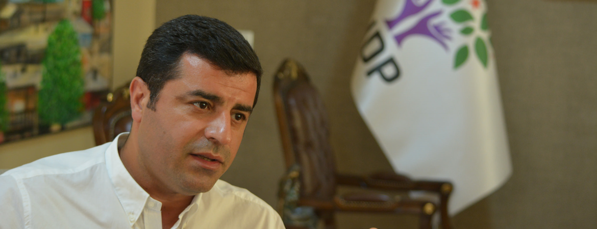 Demirtaş: AKP-MHP ittifakının tek seçim stratejisi bizi baraj altında bırakarak çoğunluğu sağlamak