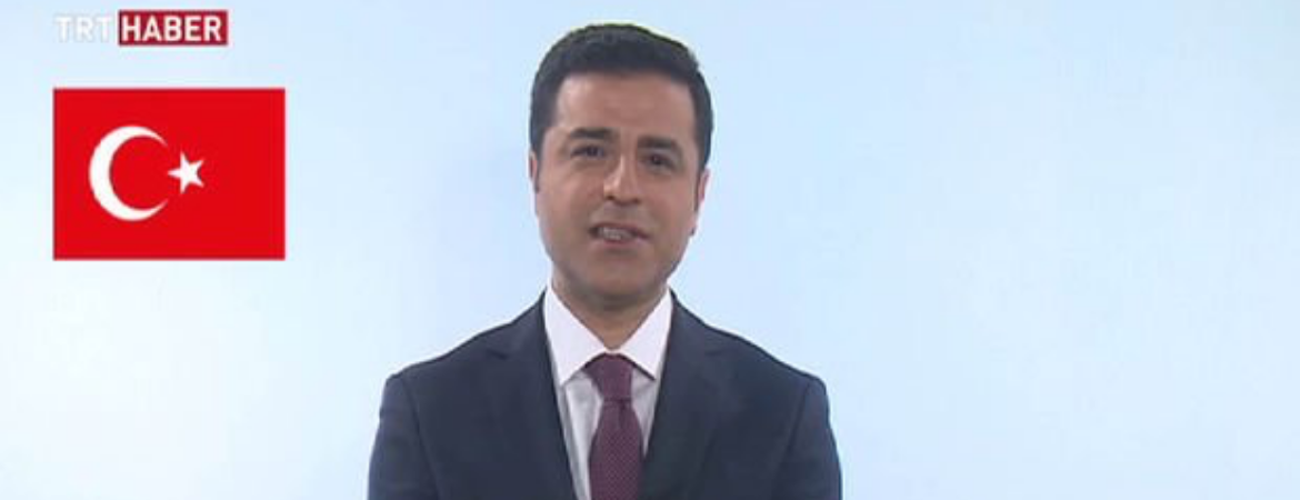 Demirtaş'ın TRT Haber'de yayınlanan konuşması