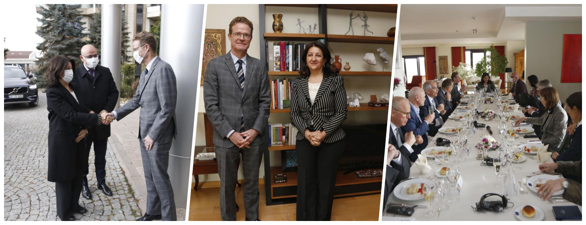 Co-chair Buldan met with the ambassadors of EU countries