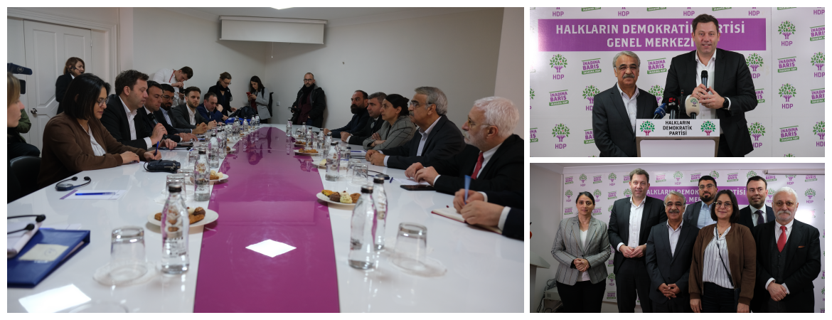 SPD Eş Genel Başkanı Lars Klingbeil partimizi ziyaret etti
