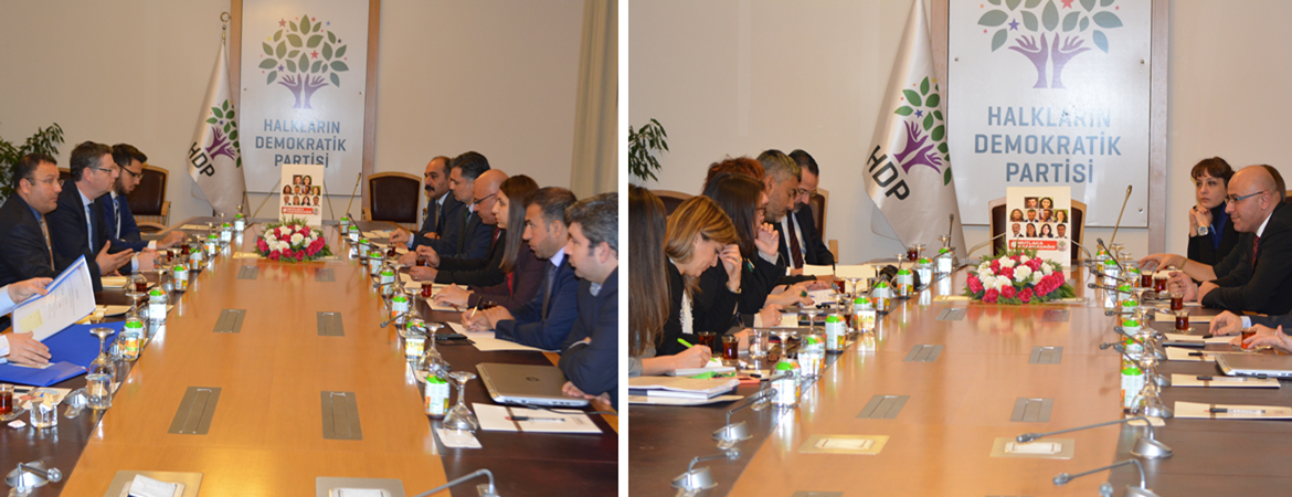 French and German delegation's visit