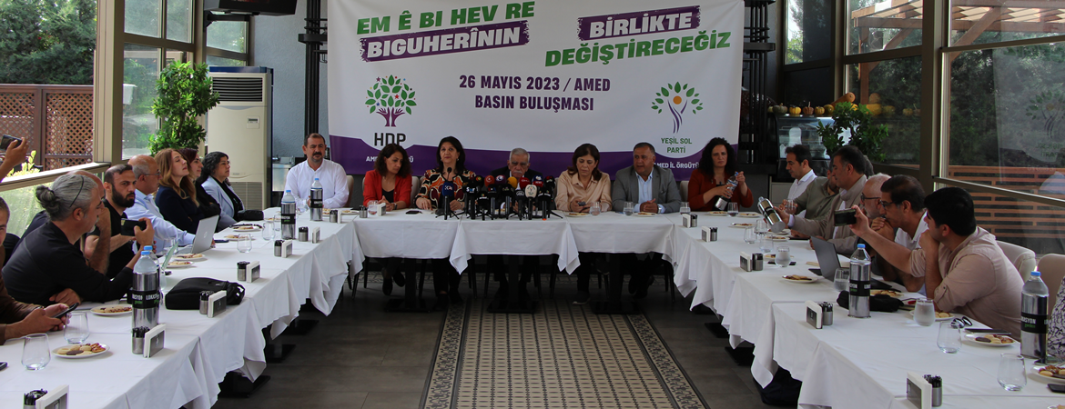 Diyarbakır’dan çağrı: Büyük bir kararlılıkla sandıklara gidecek ve faşizmin kaybetmesi için tercihte bulunacağız