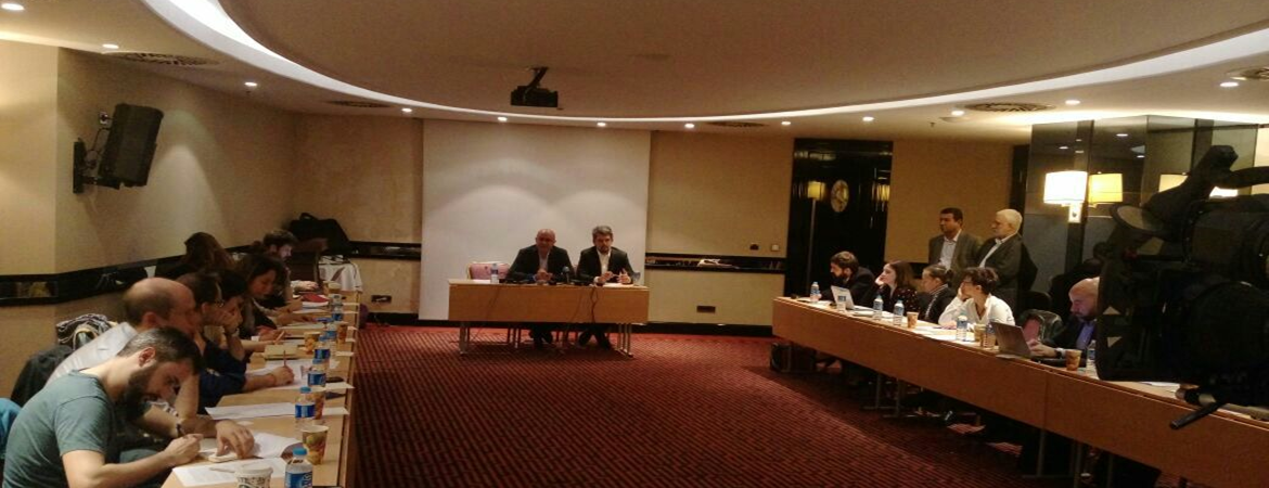 Uluslararası basın kuruluşlarından temsilcilerle bir araya gelen heyetimiz 