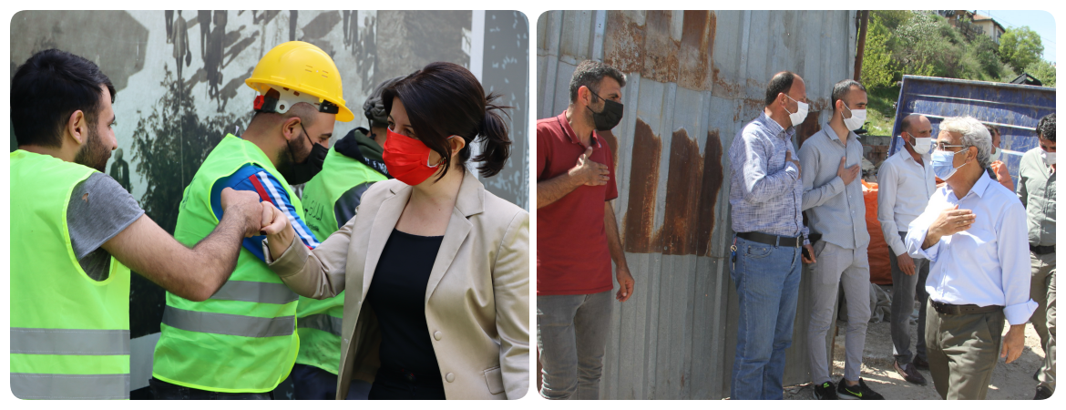 Eş Genel Başkanlarımız 1 Mayıs’ı işçilerle birlikte kutladı: Hep birlikte bu düzene son vereceğiz