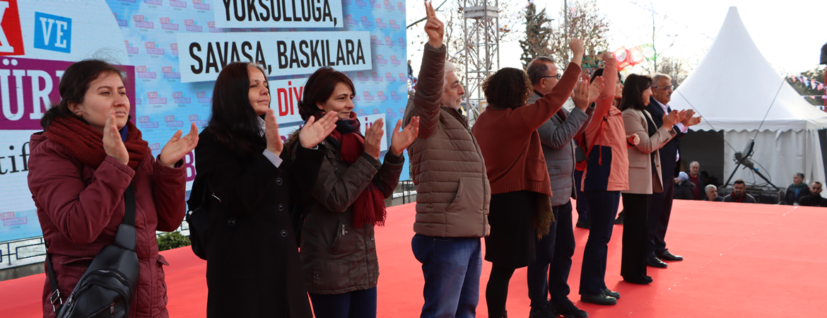 On binler Kartal'da buluştu: Emek ve Özgürlük İttifakı seçim startını verdi