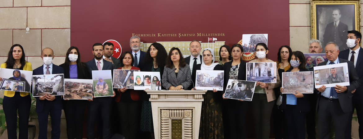 Meclis'te kent ablukaları açıklaması: Kürt kentlerine yönelik abluka kayyımla birlikte Türkiye’nin tümüne yayılmıştır