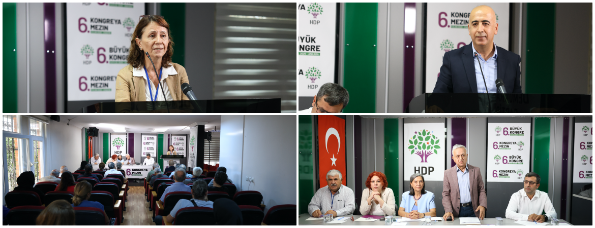 HDP 6. Olağan Kongresi yapıldı: HDP fikriyatını kararlı bir şekilde sahipleneceğiz