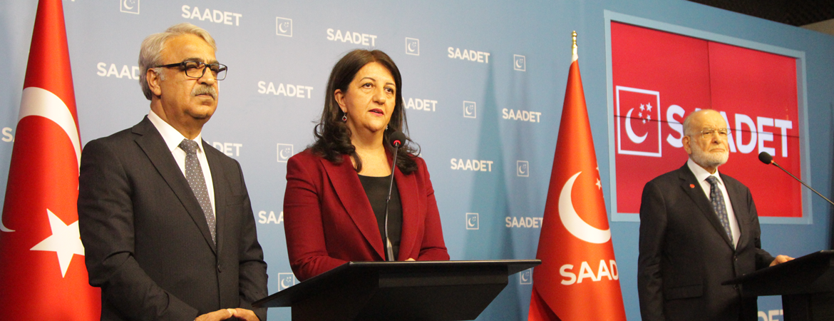 Eş Genel Başkanlarımız Saadet Partisi'ni ziyaret etti: Toplumu yıkımdan kurtarmanın arayışı içindeyiz