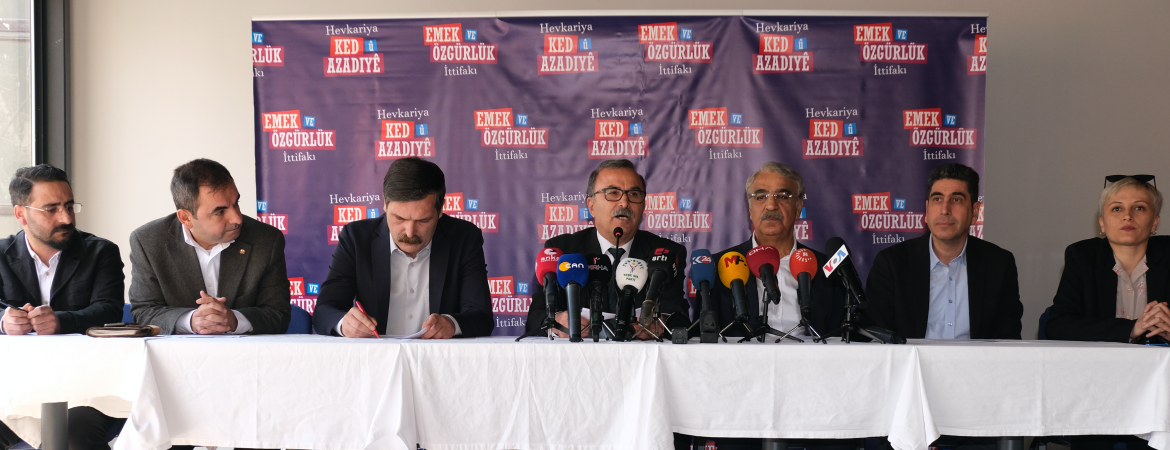 İttifakımız emek, barış ve demokrasiden yana güçlü bir Meclis temsiliyeti sağlamayı amaçlıyor
