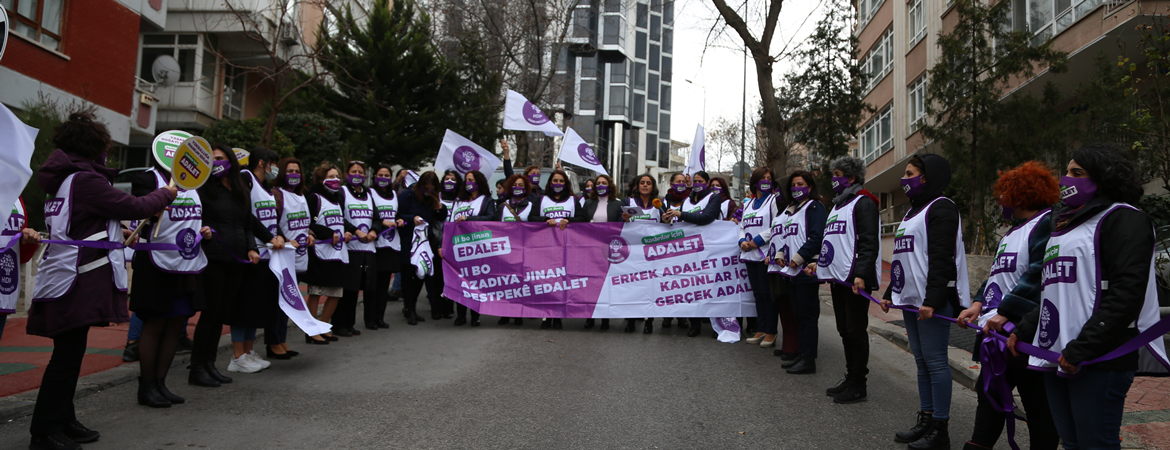 Erkek adalet değil, kadınlar için gerçek adalet