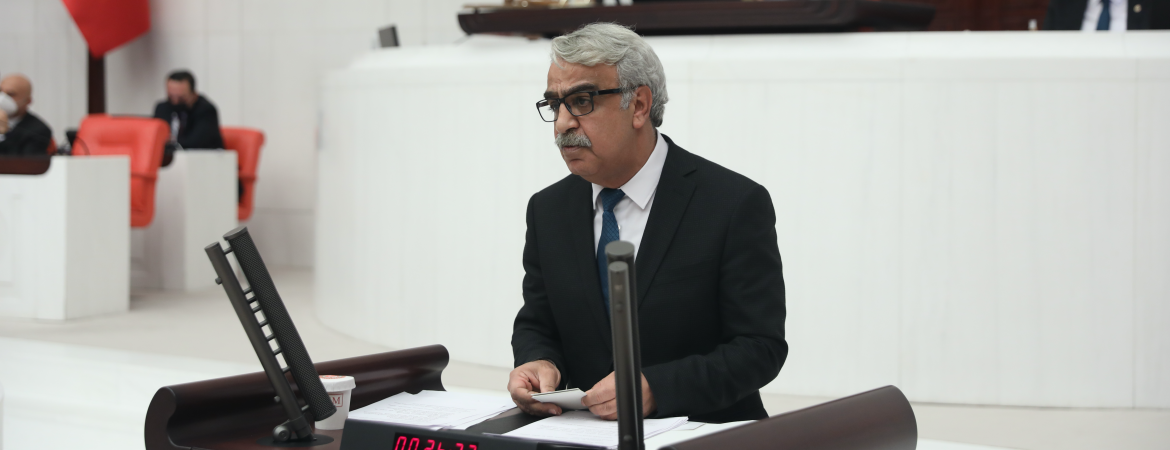 Sancar: Sürekli iç düşman yaratan bu sistem esas savaşı içeride halka karşı veriyor