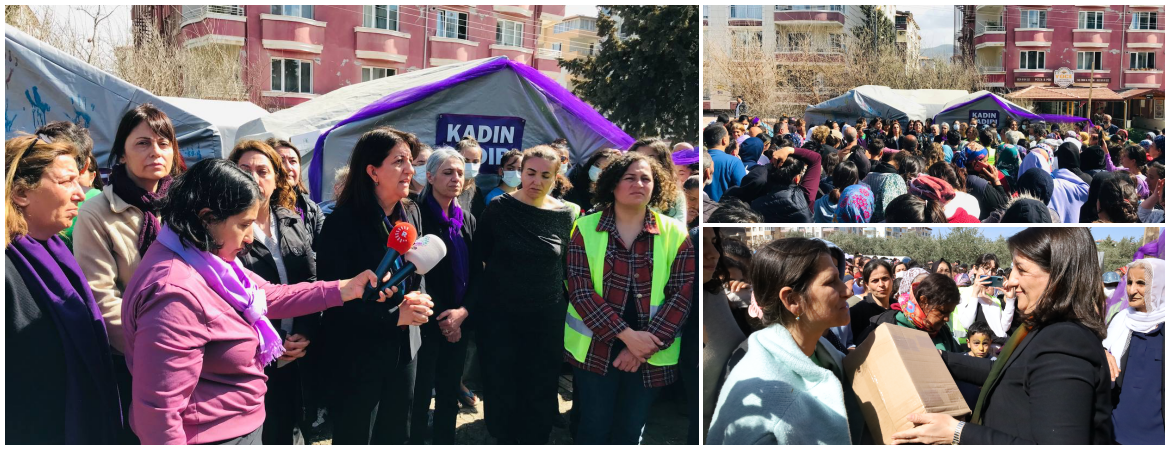 Buldan Hatay’daki kadın çadırında: Söz veriyoruz, sizleri yalnız bırakmayacağız