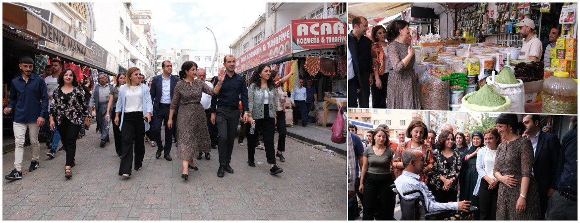 Buldan Cizre esnafını ziyaret etti: HDP'yi ve Kürtleri inkar edenler gidecek