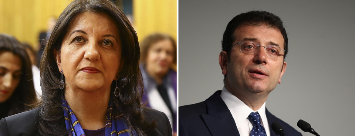 İmamoğlu Eş Genel Başkanımız Pervin Buldan'ı aradı