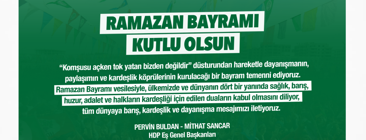 Ramazan Bayramı kutlu olsun