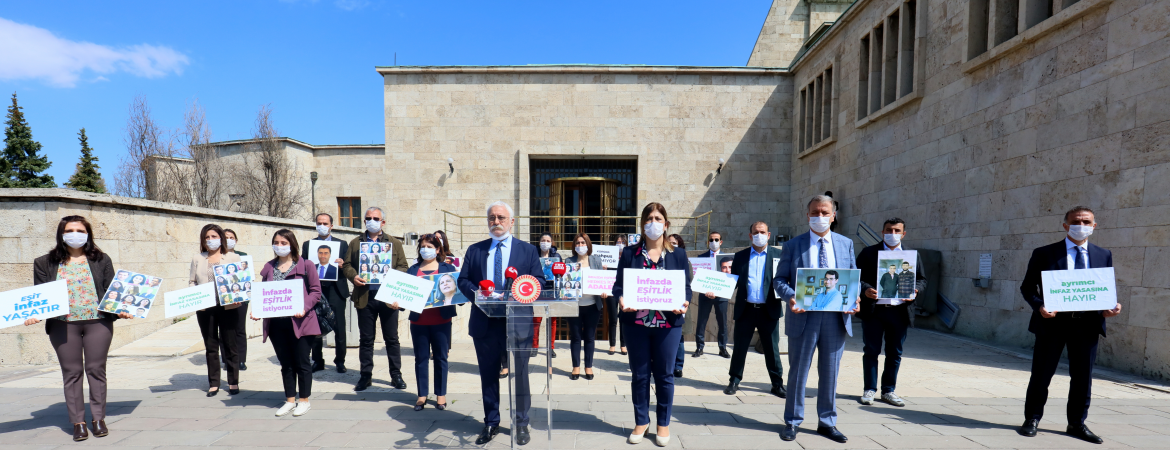 Oluç: İnfaz Yasası Teklifi Korona Virüs salgını nedeniyle ortaya çıkmamıştır