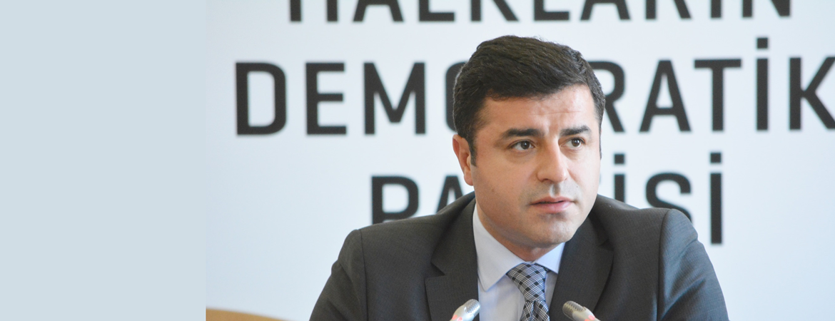 Demirtaş'ın yasama faaliyetleriyle ilgili gündemin, tutuklu bulunan milletvekillerine gönderilmemesine ilişkin dilekçesi