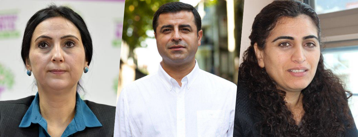 Demirtaş, Yüksekdağ ve Tuncel: Buradan adalet çıkmaz, bu pespaye iddianameyi reddediyoruz