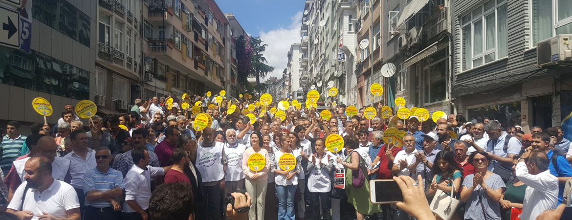 Vicdan ve Adalet Nöbeti İstanbul'da