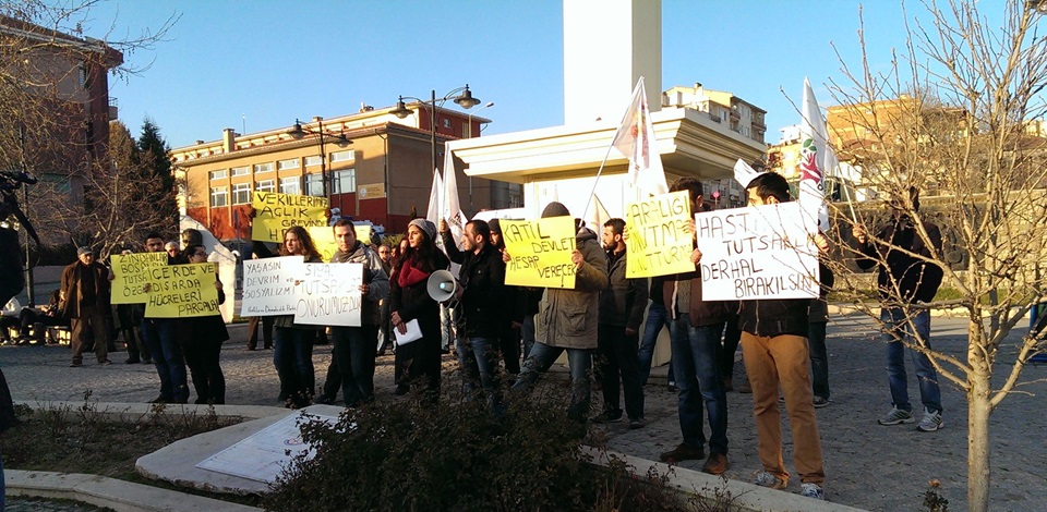 Kırklareli'nde 19 Aralık protestosu