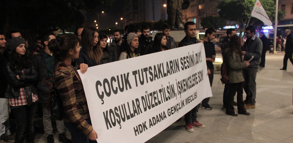 HDK'li gençlerden 'çocuk tutsakların sesini duyun' çağrısı