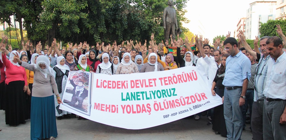 Adana'da Lice için yürüyüş