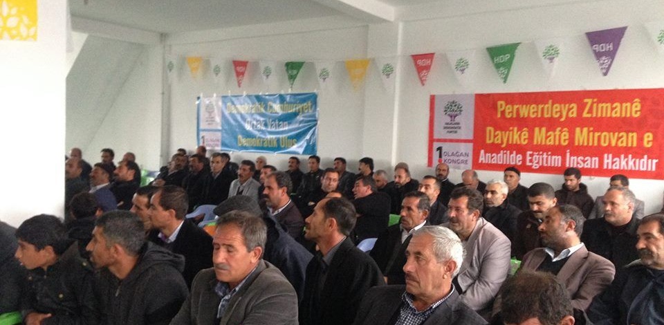 HDP Diyadin, Adilcevaz ve Ahlat'ta kongreye gitti