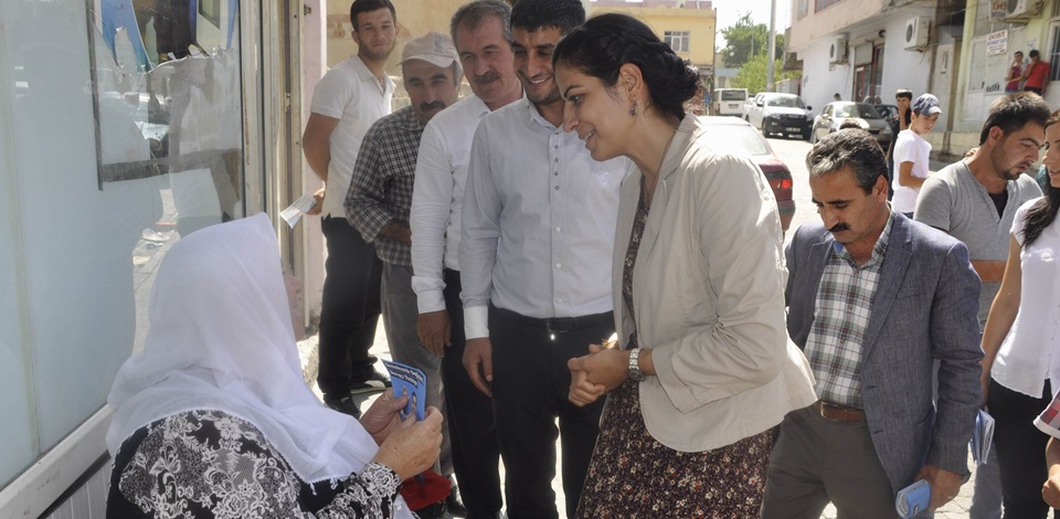 Beşiri ve Sason'da seçim çalışması