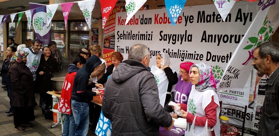 HDP Ataşehir İlçe Örgütü, 1 Mayıs Mahallesi'nde aşure etkinliği düzenledi