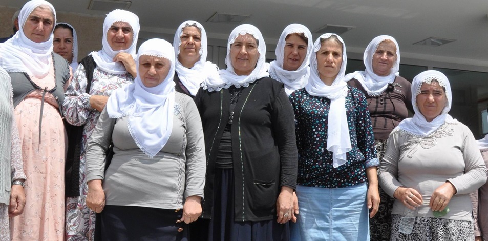 Mardin'de Barış Anneleri'nden Demirtaş'a destek