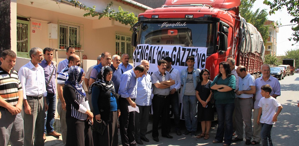 İstanbul'dan Nusaybin'e bir tır yardım malzemesi 