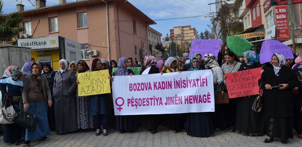 Bozova'da 25 Kasım yürüyüşü düzenlendi