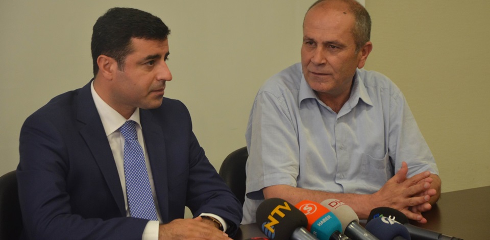 HDP Eş Genel Başkanı ve Cumhurbaşkanı adayı Demirtaş TMMOB'u ziyaret etti