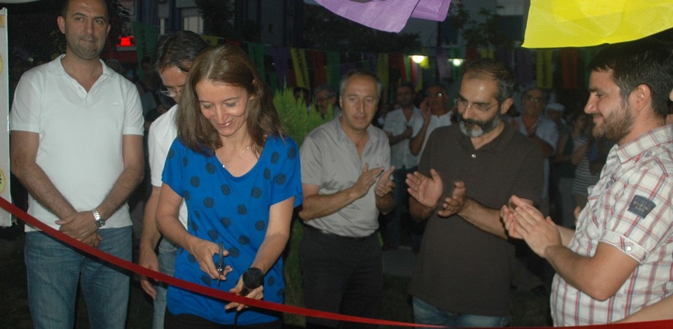 Dersim'de seçim çadırı açıldı