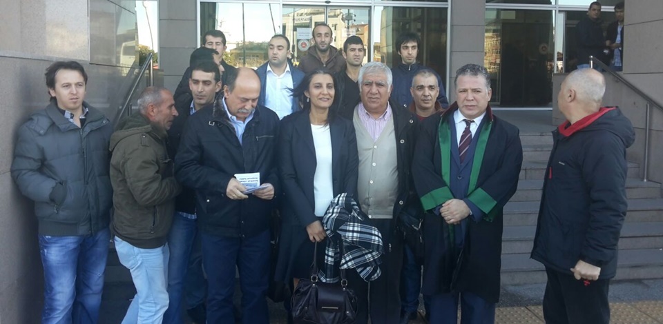 HDP Milletvekili Tüzel'den Dora Otel işçilerine destek 