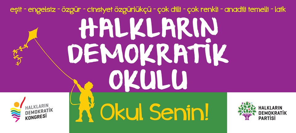 Eşit ve Özgür bir Okul için, Barışın okulu için, Halkların Demokratik Okulu için Eğitim Meclisleri'ne Çağırıyoruz...