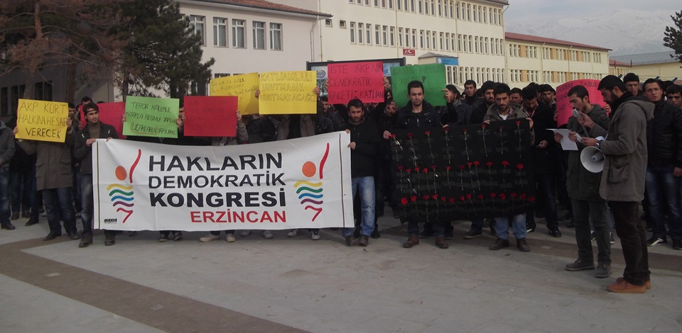 Erzincan'da Roboskî anması