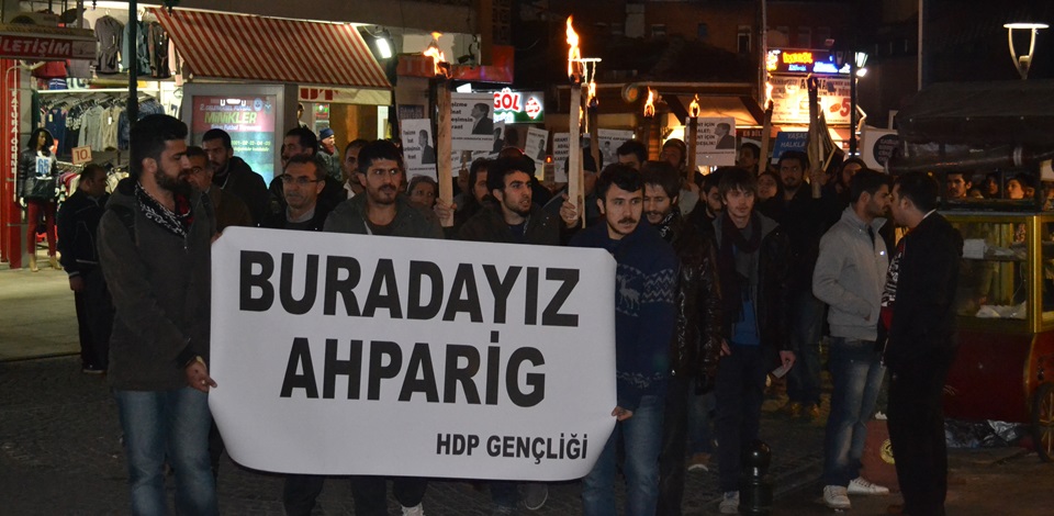 'Buradayız ahparig, vazgeçmedik'