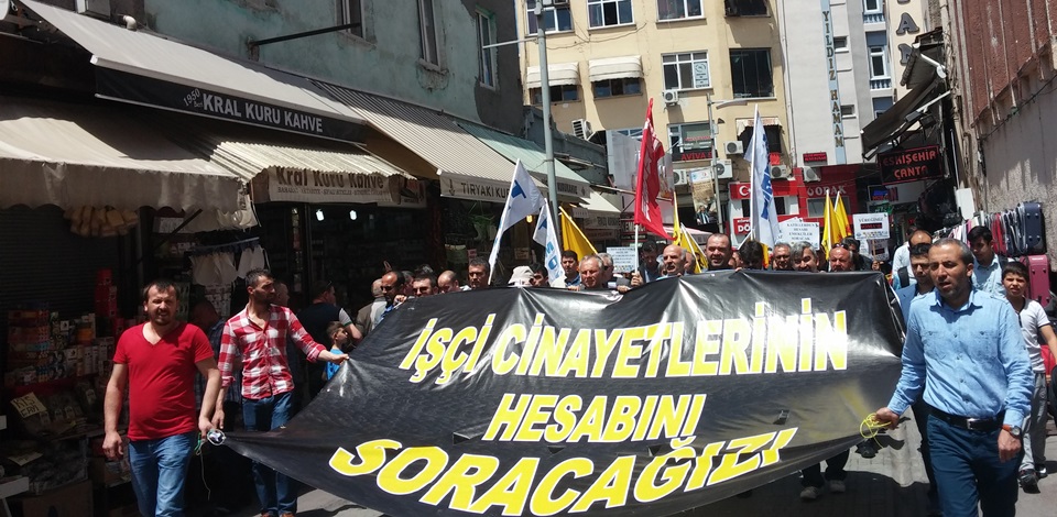 Eskişehir'de Soma katliamı protesto edildi 