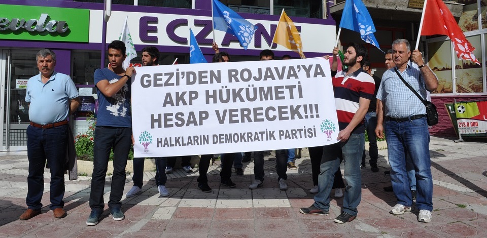 Çorum'da HDP'den Gezi ve Rojava açıklaması 