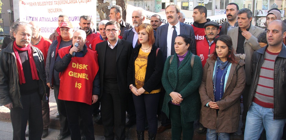 HDP'den işten atılan işçilere ziyaret