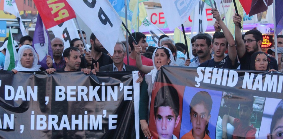 İbrahim Aras'ın katledilmesi İstanbul'da HDP'liler tarafından protesto edildi